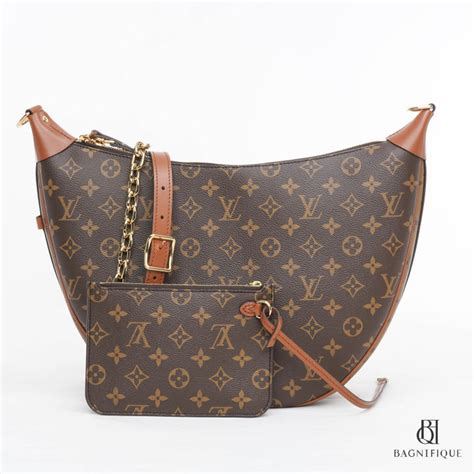 louis vuitton loop hobo monogram canvas brown|loop hobo leather bag.